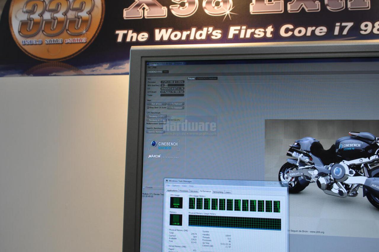 [01/03/2010] Intel Core i7-980X: Benchmarks der Sechskern-CPU auf der Cebit (2)