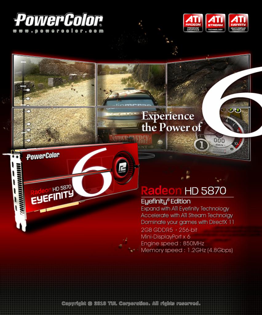 [31/03/2010] Powercolor HD 5870 Eyefinity 6 Edition (4)
