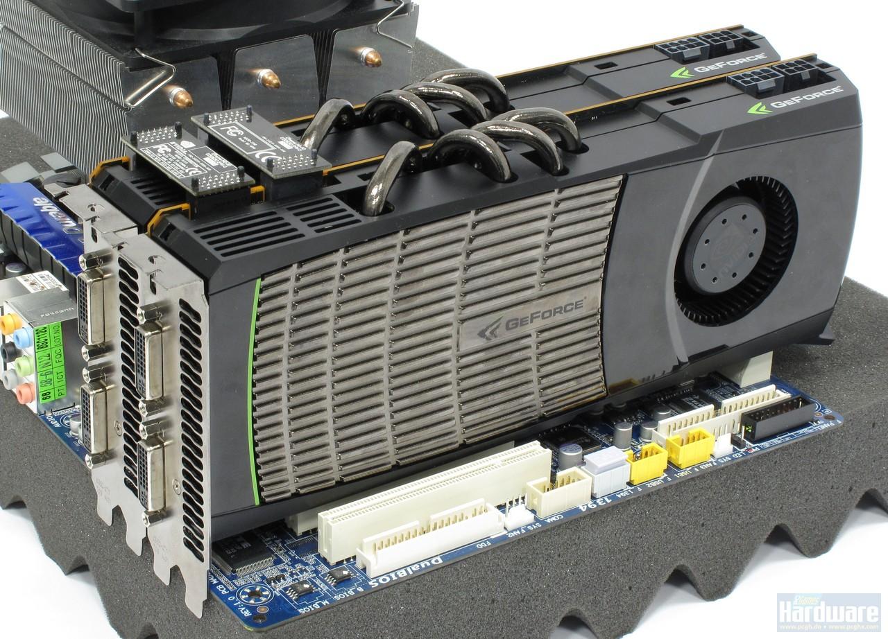 [26/03/2010] SLI: Was den Radeon-Grafikkarten Crossfire, das ist Geforce-Besitzern SLI. Nvidia ist strikter, Sie benötigen für SLI zwei baugleiche Grafikkarten mit derselben Speichermenge und außerdem einen kompatiblen Chipsatz (z. B. 990FX, Z77, P55, H67, Z68).
