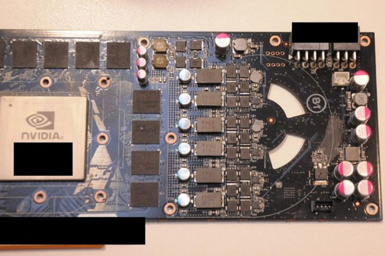 [03/03/2010] PCB der Nvidia Geforce GTX 480 (2)