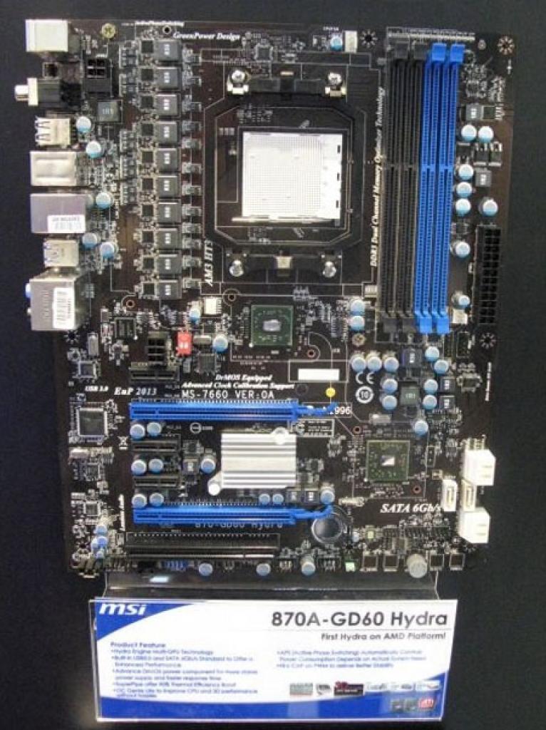 [05/03/2010] MSI 870A-GD60 Hydra auf der Cebit im März