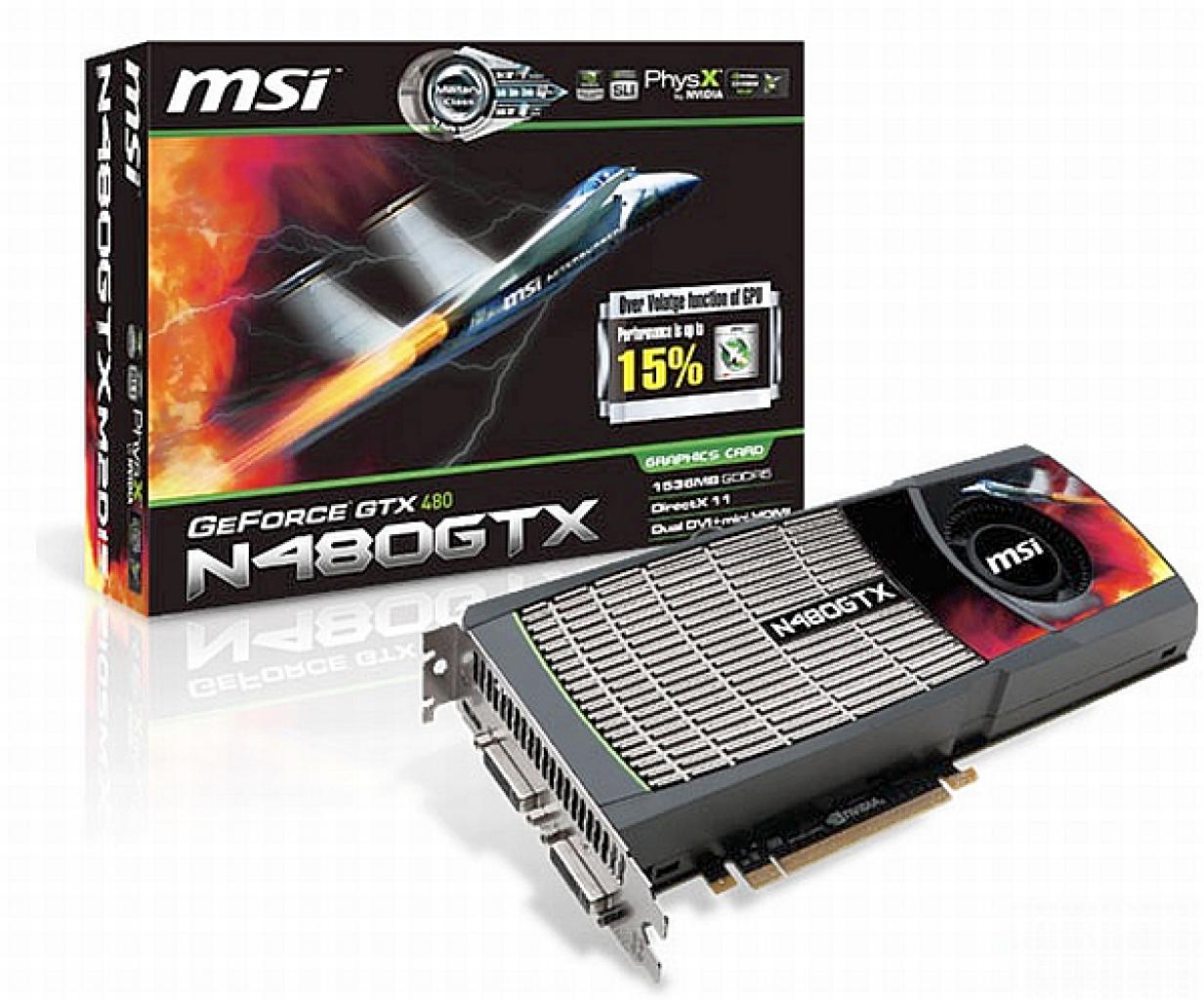 [24/03/2010] MSI Geforce GTX 480 
