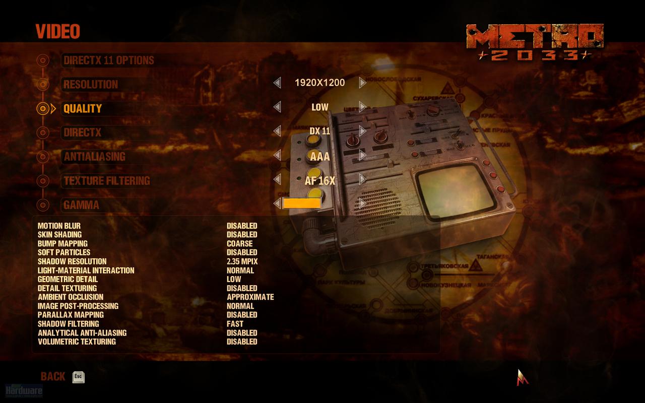 [15/03/2010] Metro 2033: Niedrige Details