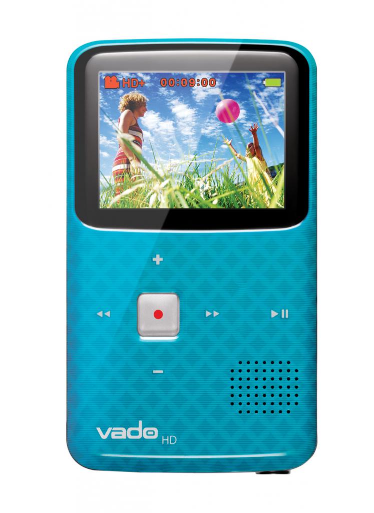[04/03/2010] Vado HD 3rd Generation Frontansicht blau