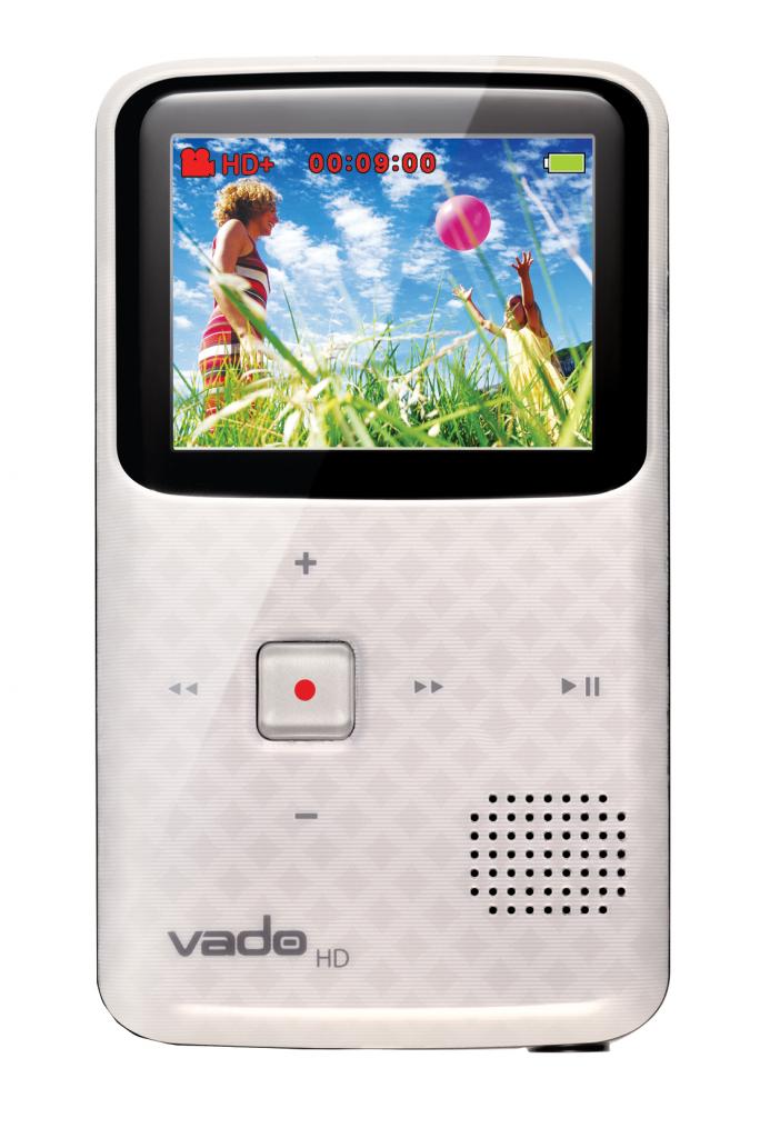 [04/03/2010] Vado HD 3rd Generation Frontansicht weiß