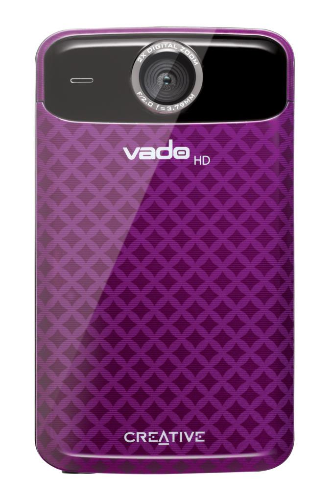 [04/03/2010] Vado HD 3rd Generation Rückansicht purple