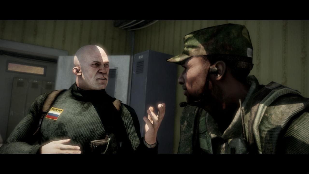 [01/03/2010] Battlefield Bad Company 2 - Kirilenko (links): gefangen und trotzdem cool geblieben.