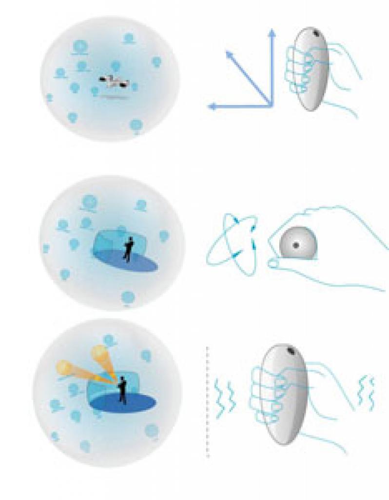 [11/03/2010] Der Prototyp Cloud Mouse steuert in der dritten Dimension. (3)
