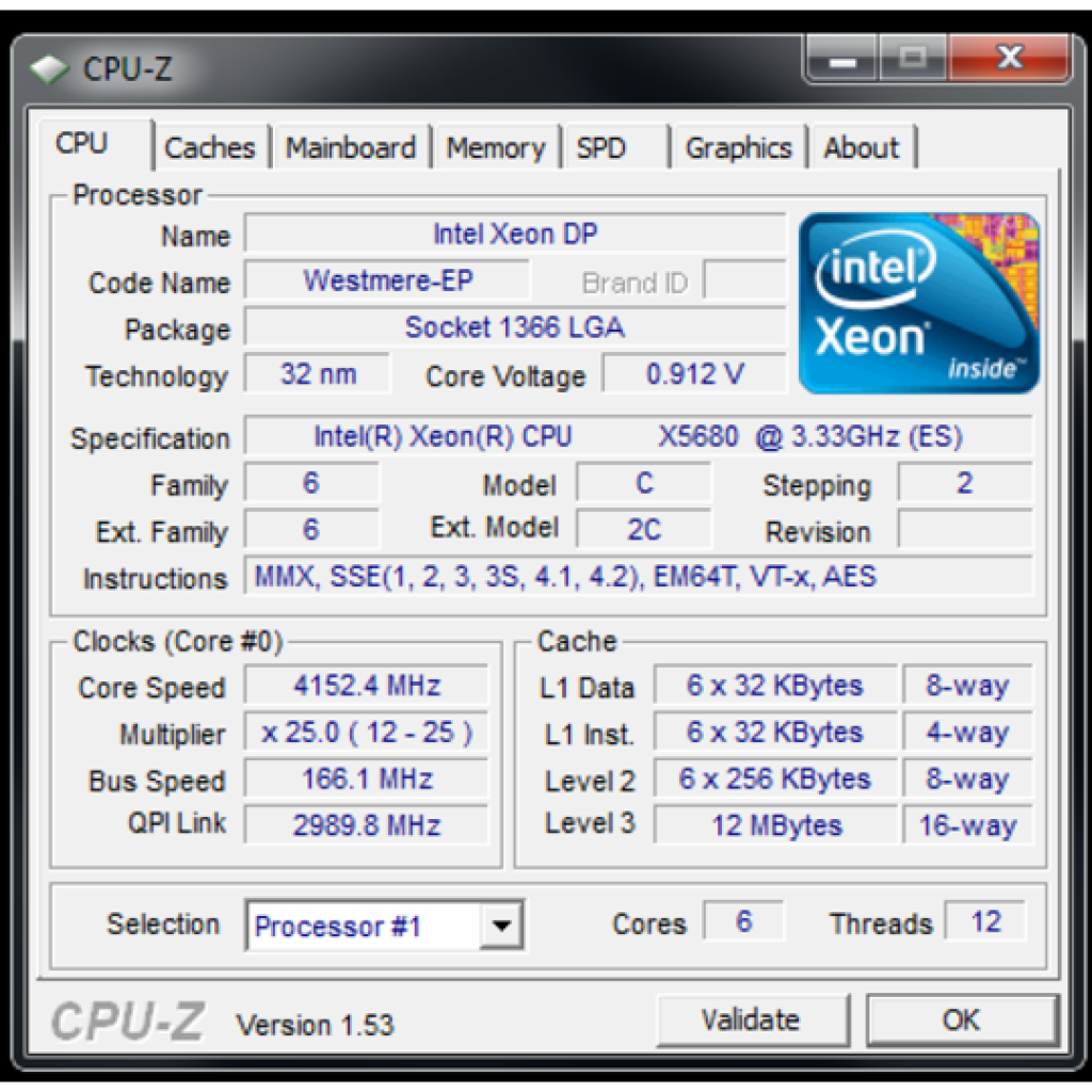 [18/03/2010] CPU-Z-Shot mit Luftkühlung (1)