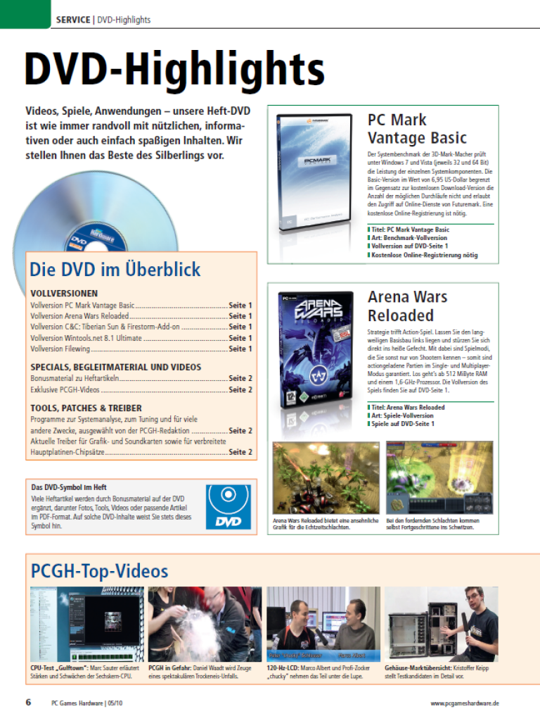 [01/04/2010] PC Games Hardware Ausgabe 05/2010 ab 7.4. im Handel - Vorschau auf die Themen (2)