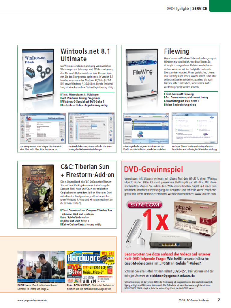 [01/04/2010] PC Games Hardware Ausgabe 05/2010 ab 7.4. im Handel - Vorschau auf die Themen (3)