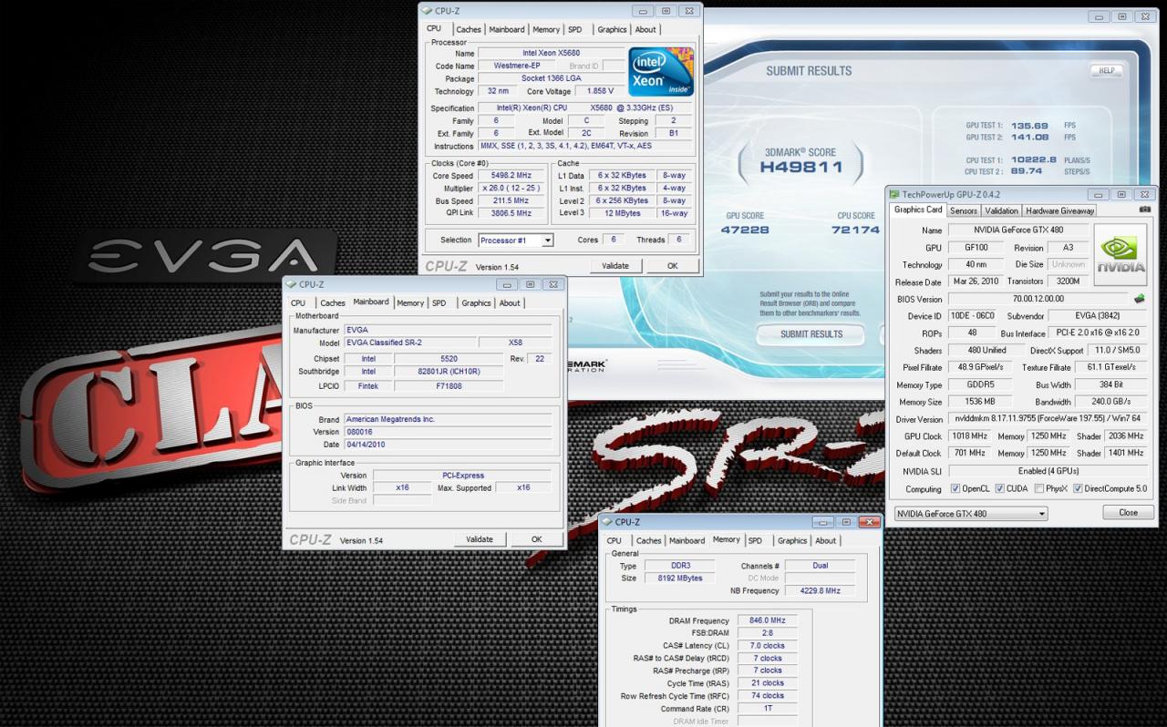 [24/04/2010] Alle 3D Mark Vantage-Weltrekorde mit Geforce GTX 480-Karten gebrochen (3)
