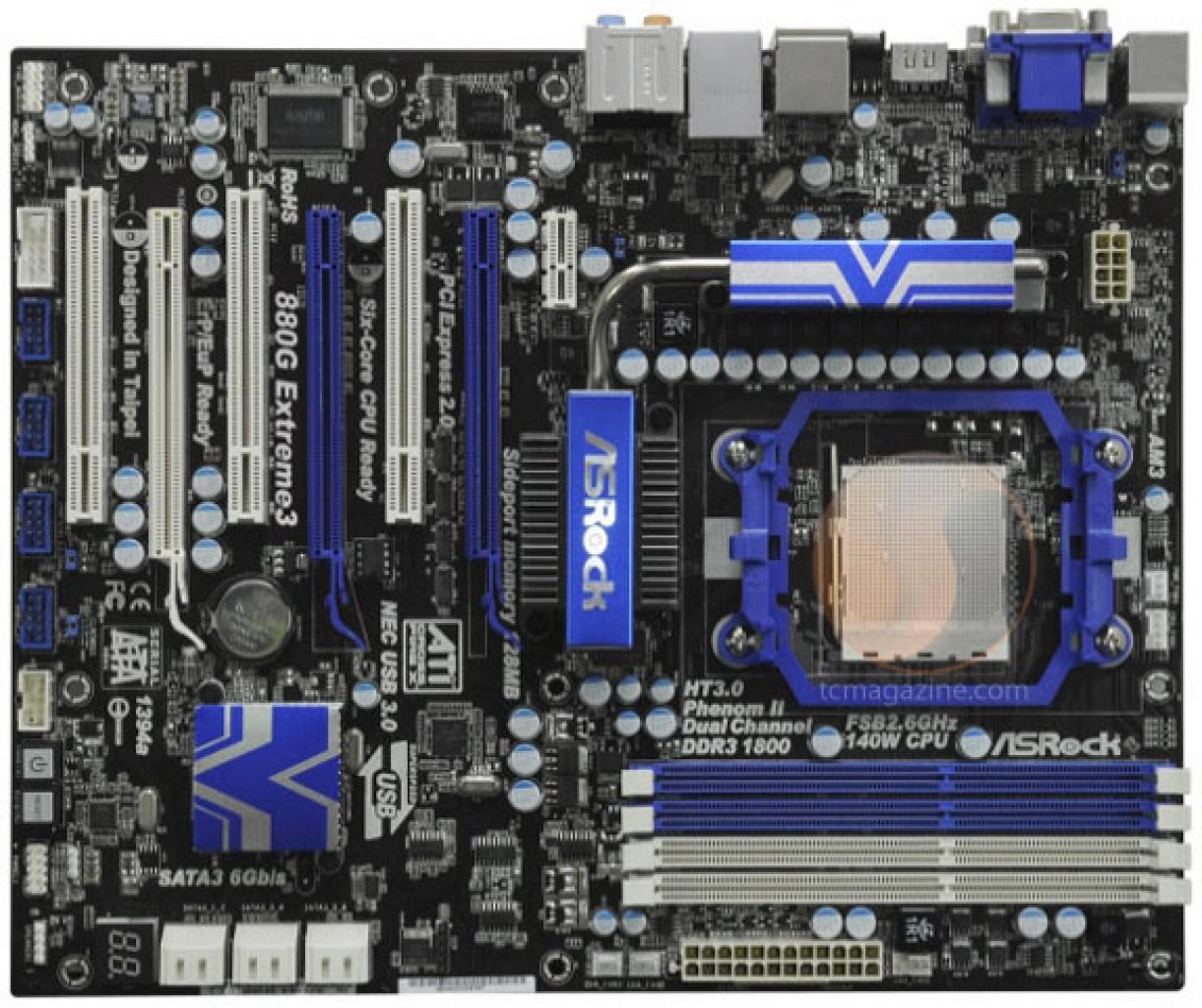 [05/04/2010] Asrock präsentiert Mainboard 880G Extreme 3