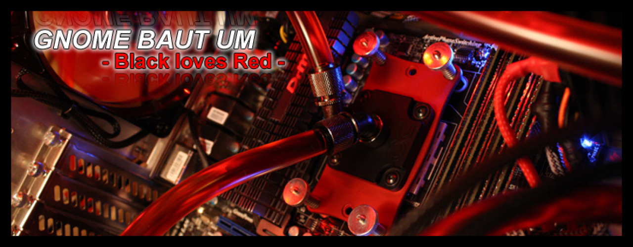 [13/04/2010] Black loves Red: Sehenswerte Wakü-Casemod (1)