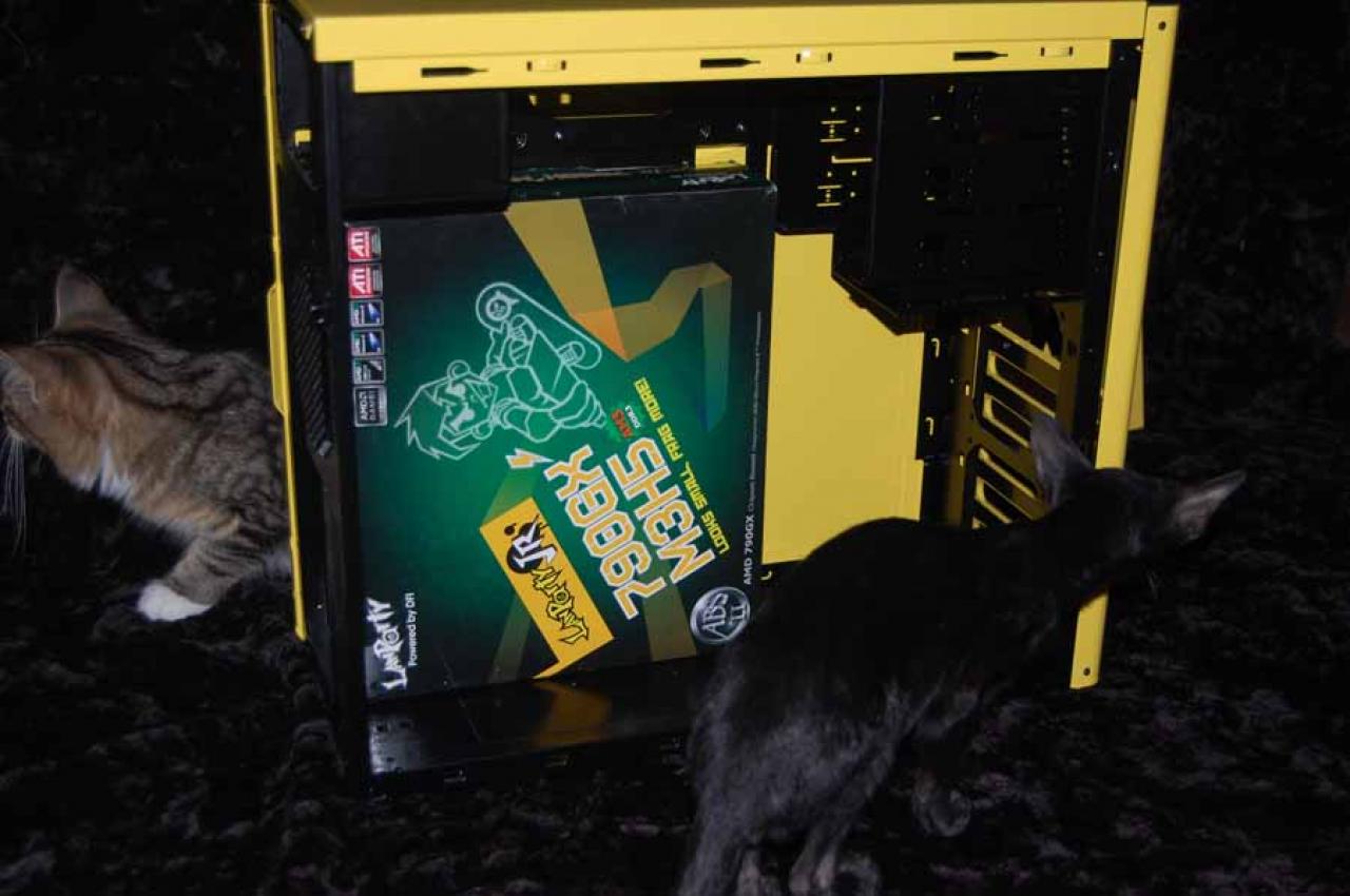 [03/04/2010] PCGH-Casemod von NobLorRos: Knallgelbes Gehäuse und Laufwerks-Mod (6)