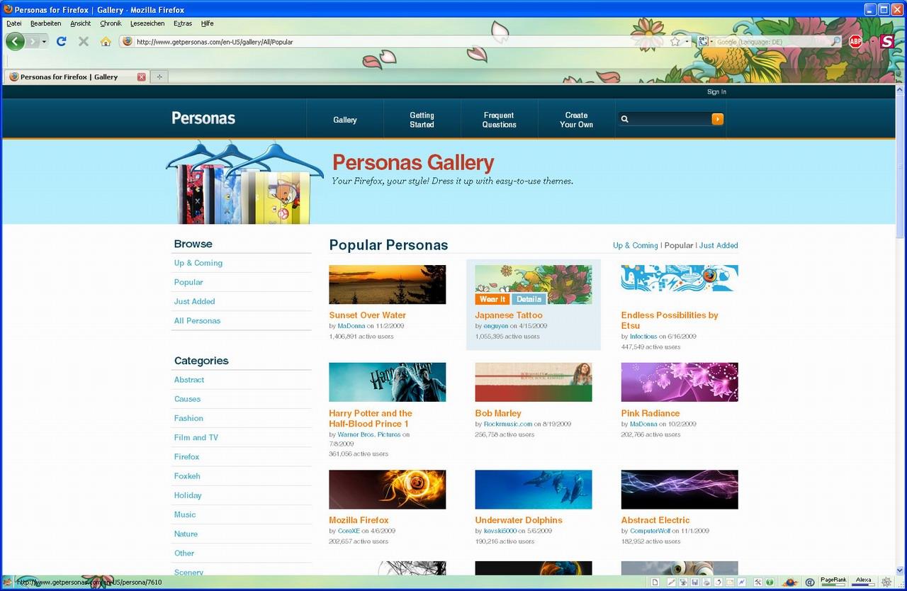 [15/04/2010] Firefox Personas Platz (2)