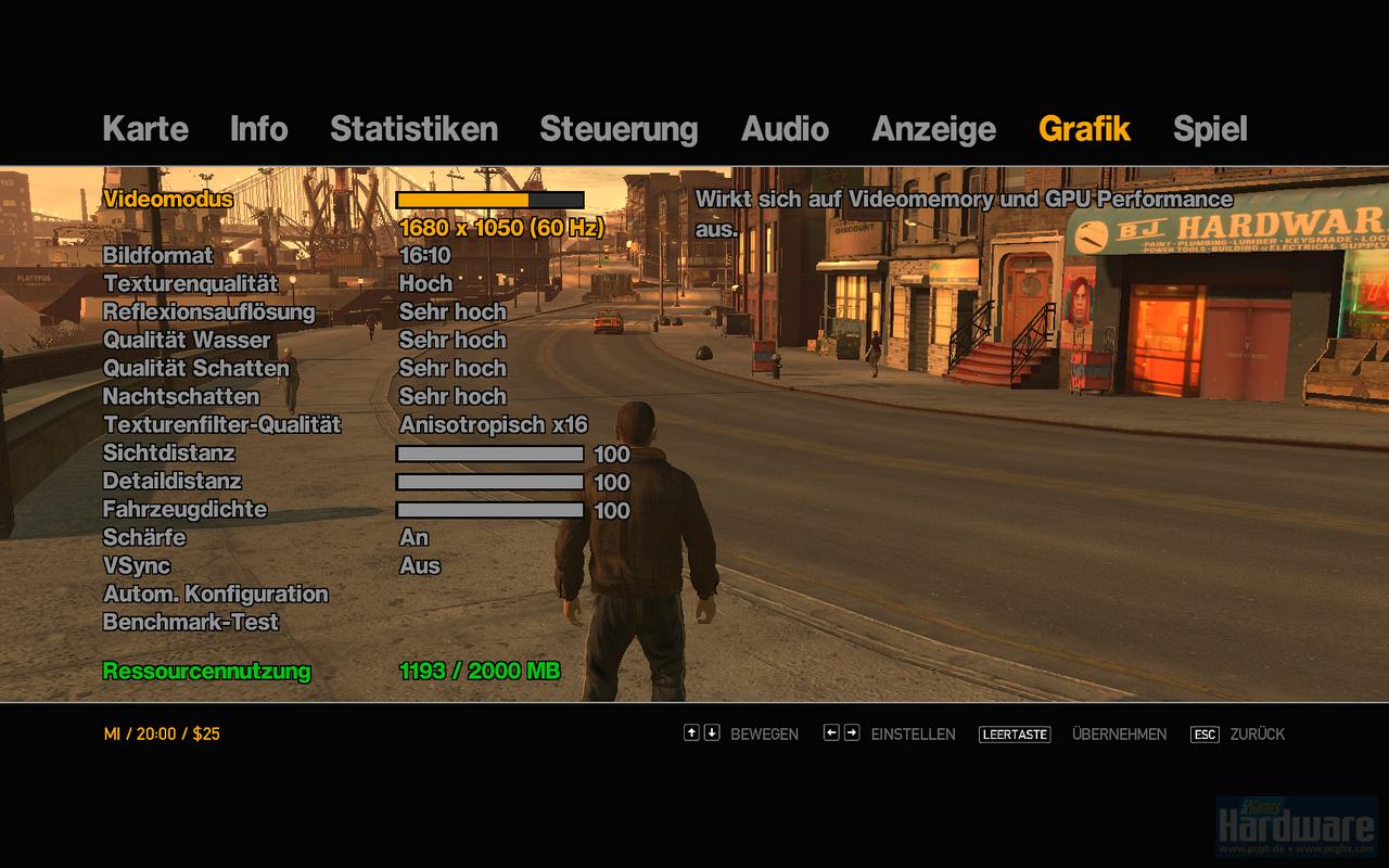 [28/04/2010] Grand Theft Auto 4: Neue Grafik-Optionen seit Patch 1.0.6.0