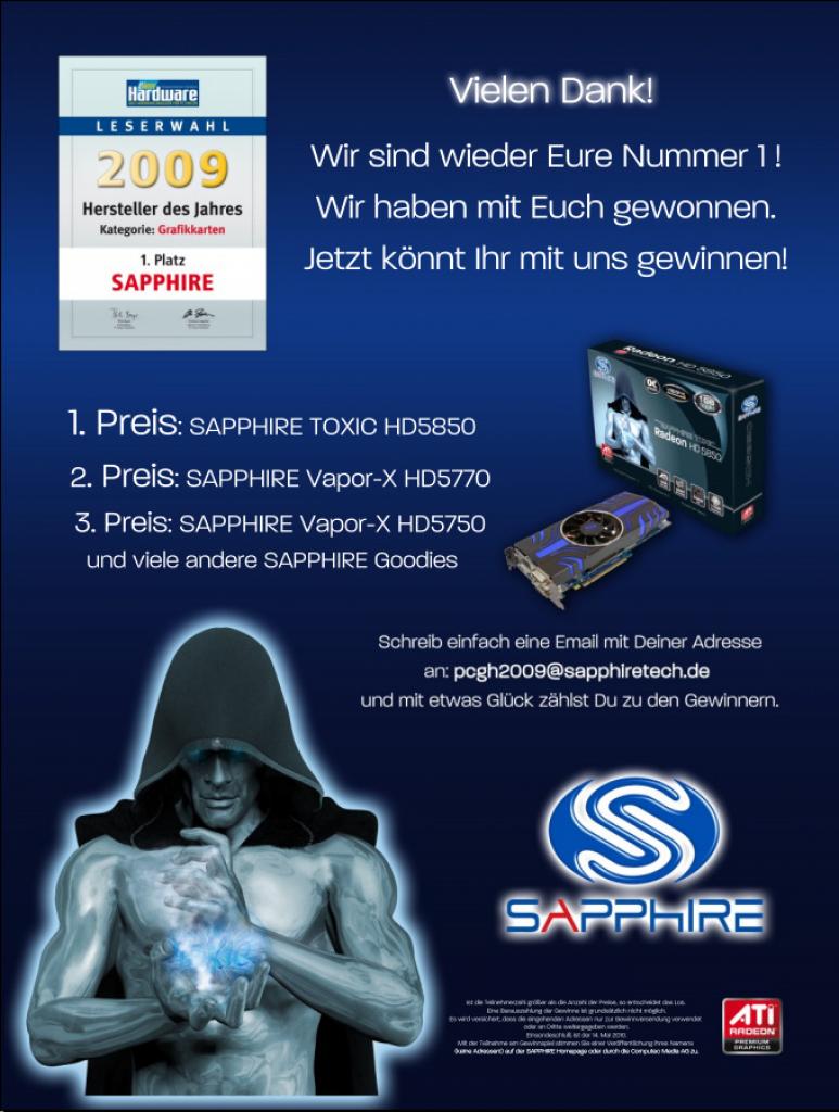 [01/04/2010] Sapphire-Gewinnspiel