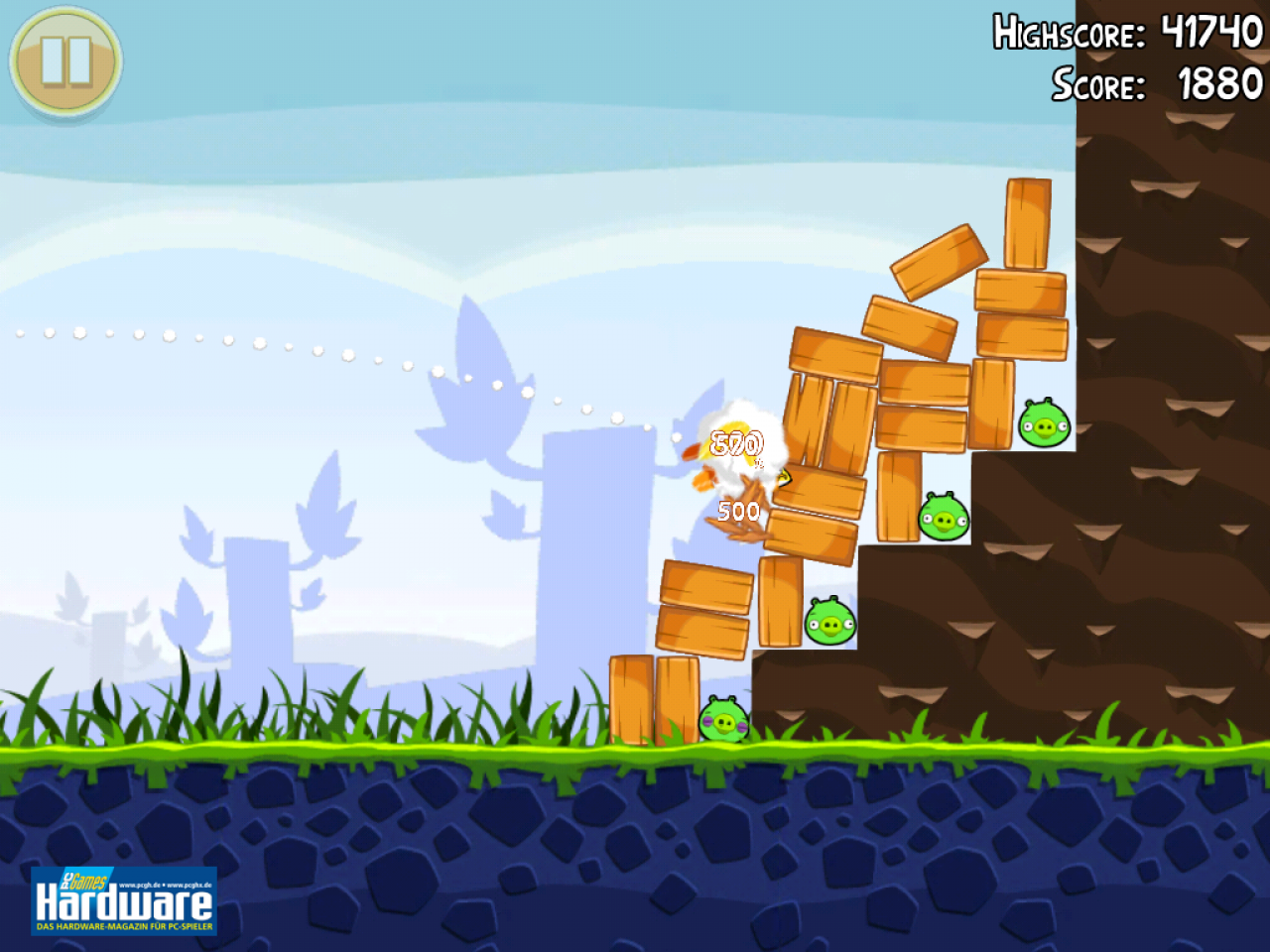 [12/04/2010] Angry Birds HD für das Ipad