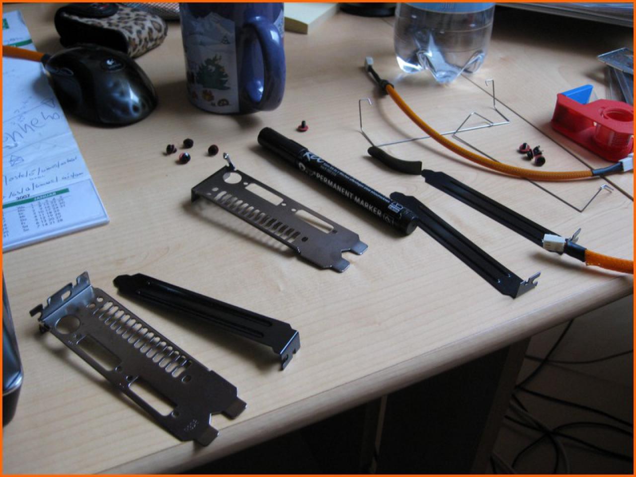 [09/04/2010] Black-and-Orange-Casemod: Projekt abgeschlossen, neue Bilder (3)