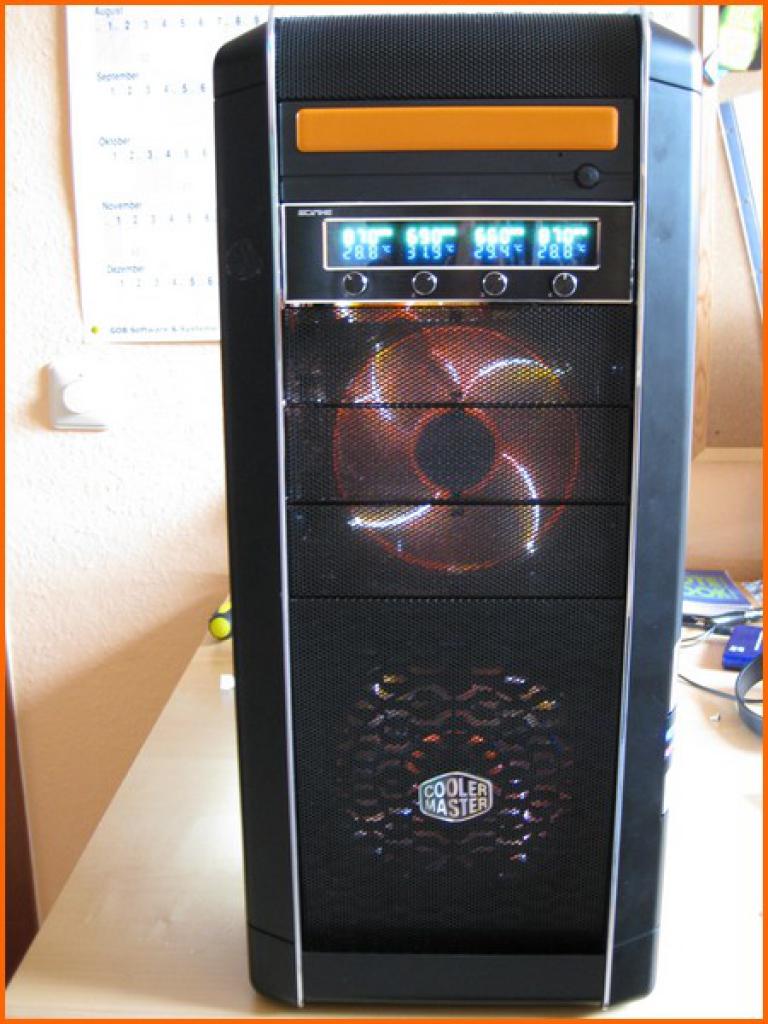 [09/04/2010] Black-and-Orange-Casemod: Projekt abgeschlossen, neue Bilder (14)