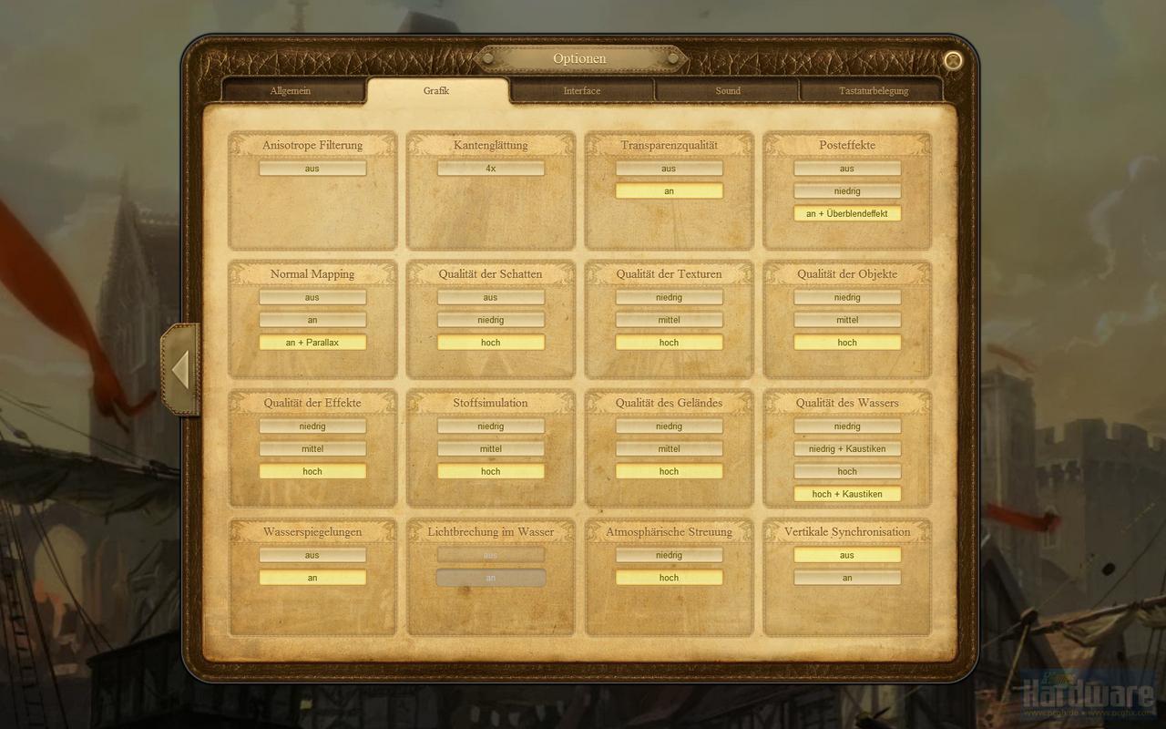 [07/04/2010] FAQ: So bencht PCGH Spiele - Anno 1404