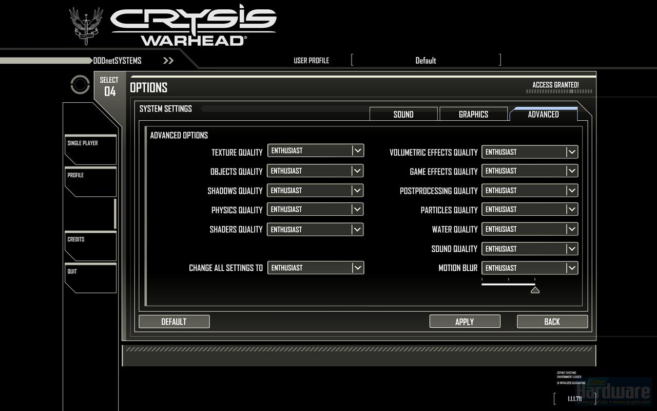 [07/04/2010] FAQ: So bencht PCGH Spiele - Crysis Warhead