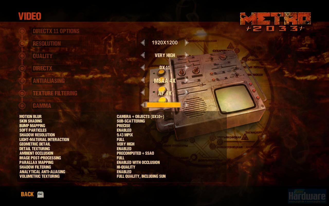 [07/04/2010] FAQ: So bencht PCGH Spiele - Metro 2033