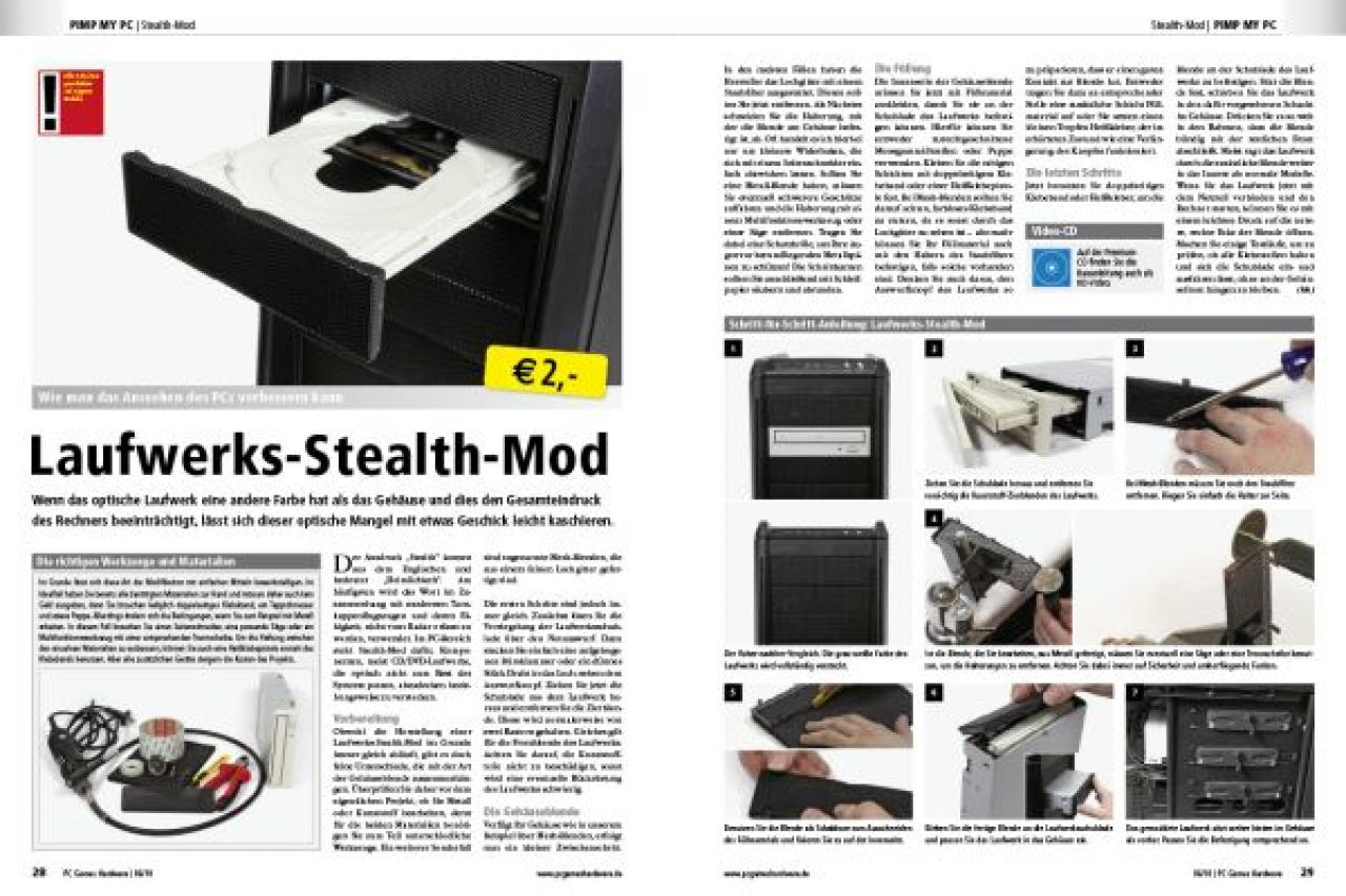 [26/04/2010] PC Games Hardware Premium 06/2010: Stealth-Mod
