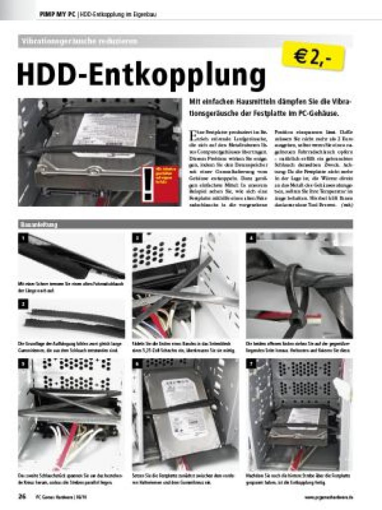 [26/04/2010] PC Games Hardware Premium 06/2010: HDD-Entkopplung