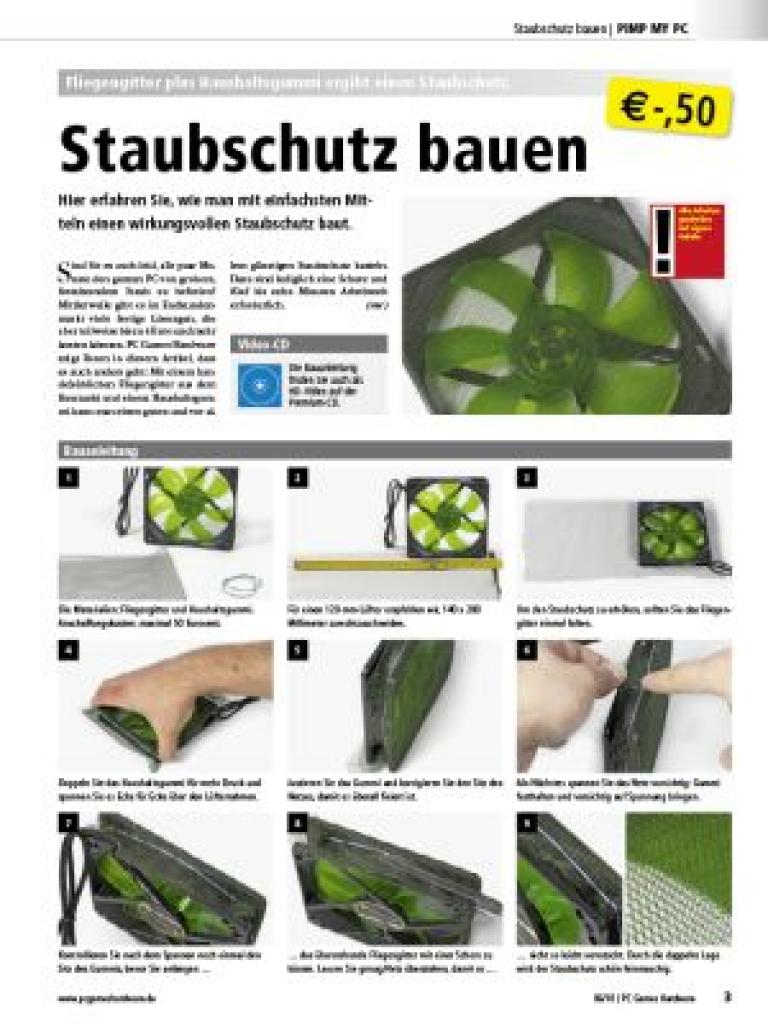 [26/04/2010] PC Games Hardware Premium 06/2010: Staubschutz bauen