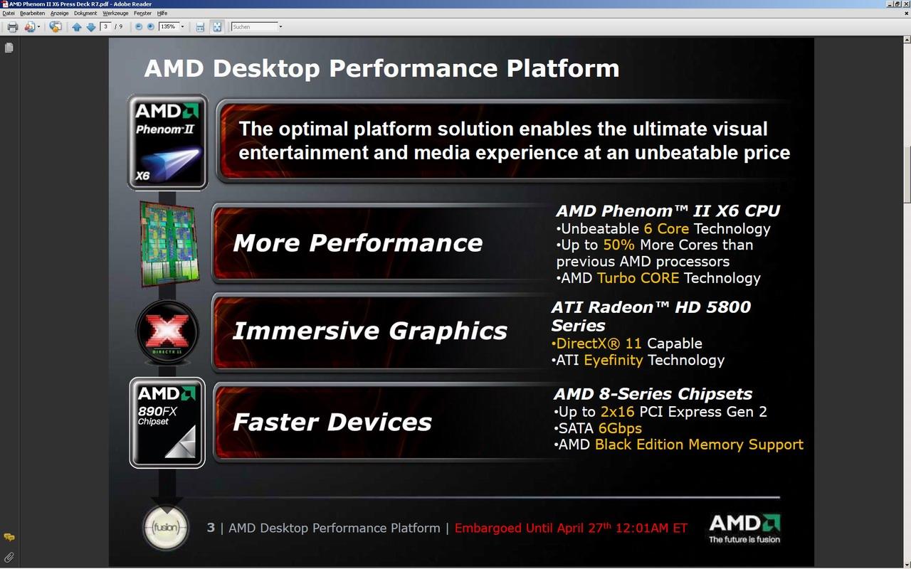 [26/04/2010] Phenom II X6: Infos von AMD (3)