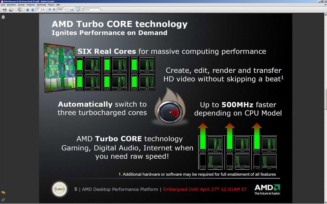 [26/04/2010] Phenom II X6: Infos von AMD (5)