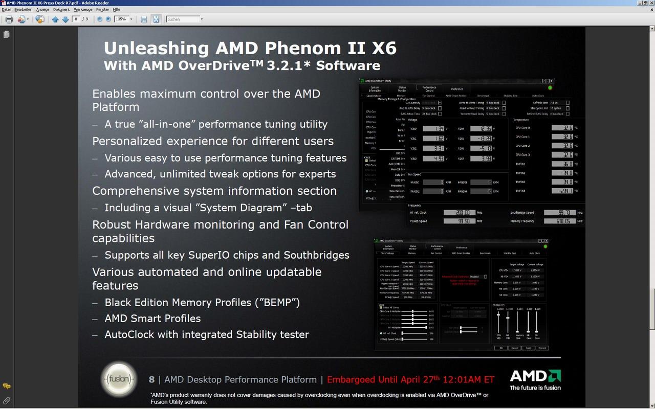 [26/04/2010] Phenom II X6: Infos von AMD (7)
