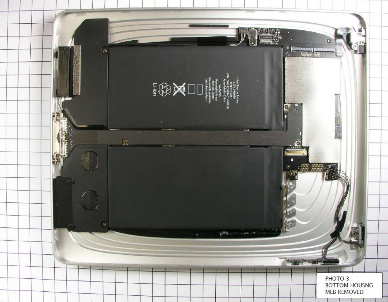 [06/04/2010] FCC veröffentlicht Bilder vom Innenbau des Ipads (2)