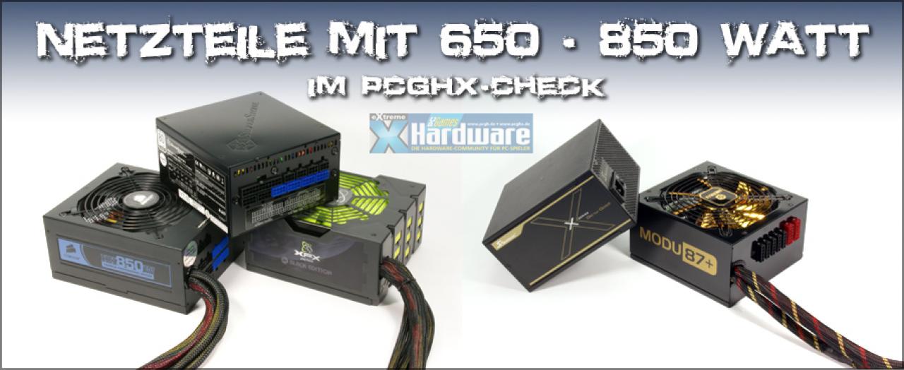 [30/04/2010] Netzteile mit 650 bis 850 Watt im PCGH-Extreme-Test