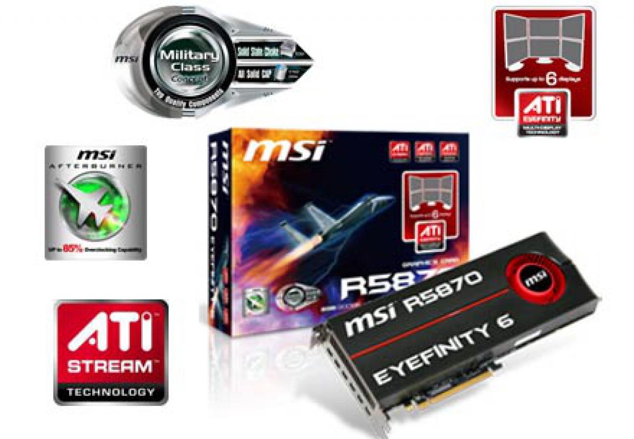 [01/04/2010] MSI Radeon HD 5870 Eyefinity 6 Edition (1)