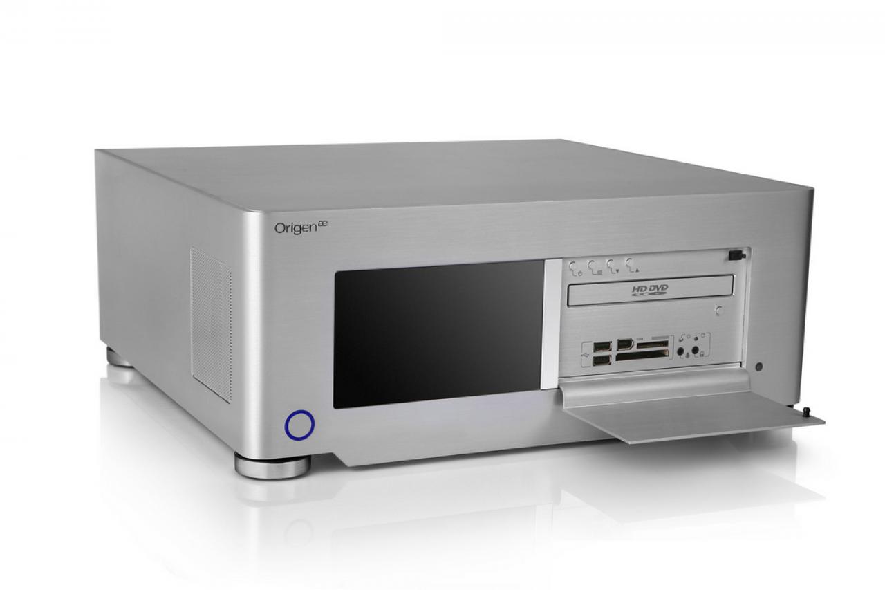 [27/05/2010] OriginAE S16T: Ca. 540,- Euro, Das S16T ist wie viele OriginAE-Gehäuse aus 5 Millimeter dickem Aluminium gefertigt. Der 7-Zoll-Touchscreen hat eine native Auflösung von 800 x 480 Pixeln.