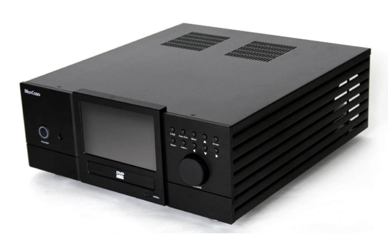 [27/05/2010] Moneual Moncaso 932 Titan: Ca. 440,- Euro, Auch Moneual bietet Aluminium-Gehäuse mit 7-Zoll-Touchscreen die sich nahtlos in ein HiFi-System einbinden lassen.