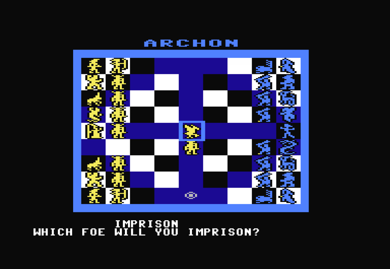 [05/05/2010] Archon The Light and the Dark kommt 1983 - und ist ein großer Hit. Durch die Schachanleihen gewinnt das Spiel viele Freunde, 1984 kommt bereits Archon II.