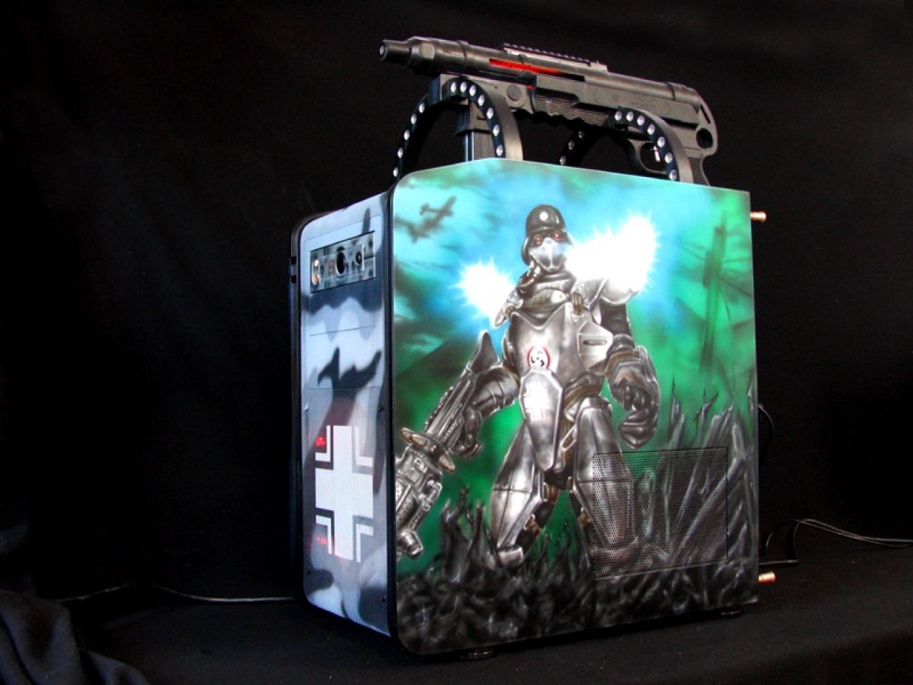 [11/05/2010] NZXT Panzerbox: Wolfenstein-Casemod im Youtube-Video (1)