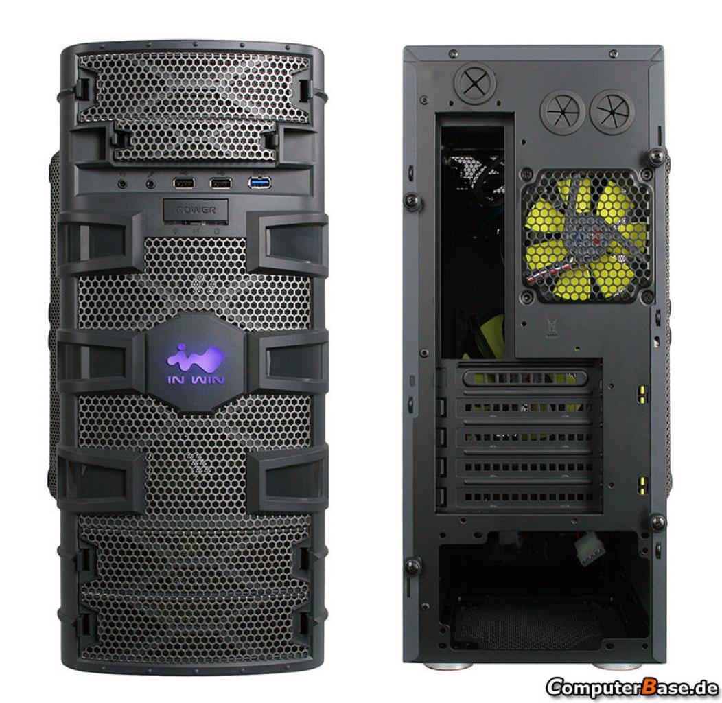 [15/05/2010] In Win: Das neue Micro-ATX-Gehäuse Dragon Slayer soll vor allem ambitionierte Spieler überzeugen. (3)