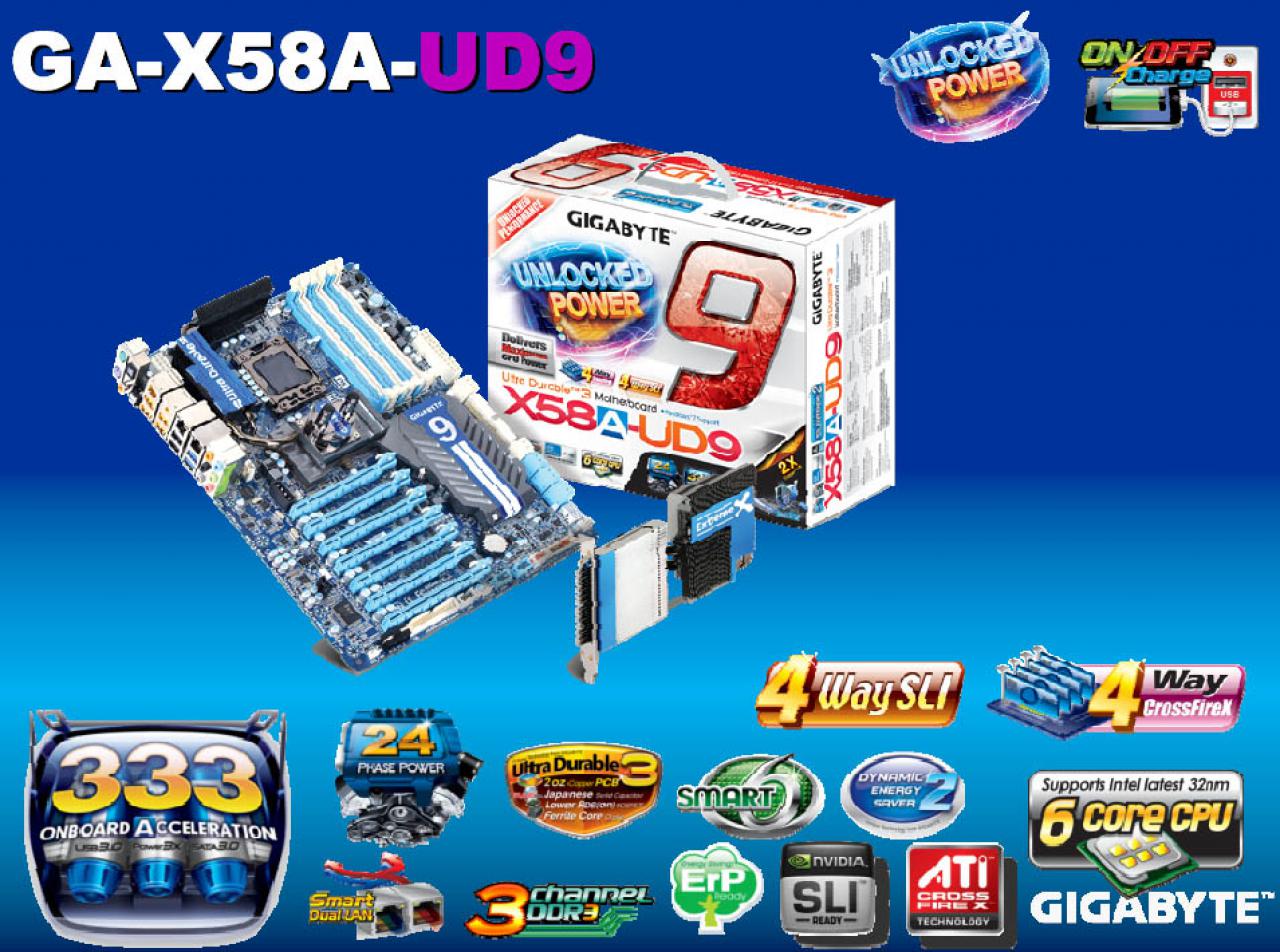 [11/05/2010] Gigabyte GA-X58A-UD9 Sample (2)