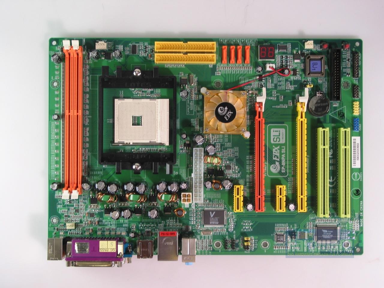 [20/05/2010] Nforce4 SLI - Epox 8NPA SLI: eine grüne Platine - wie spannend...