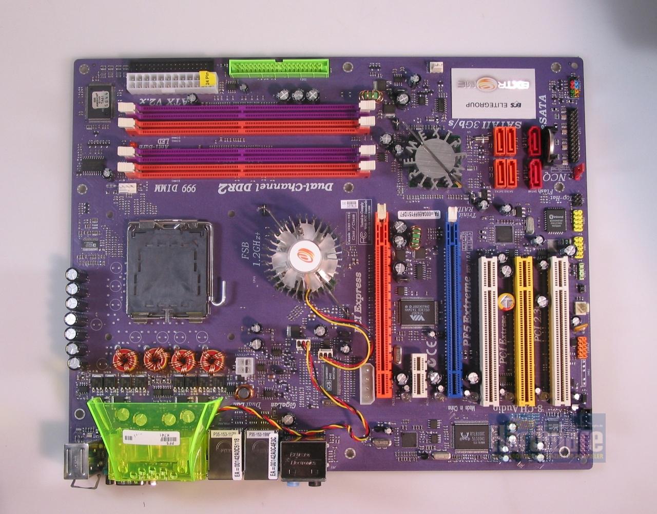 [20/05/2010] Nforce4 SLI Intel Edition - Elitegroup PF5 Extreme: Und wieder eine optische Meisterleistung von Elitegroup...