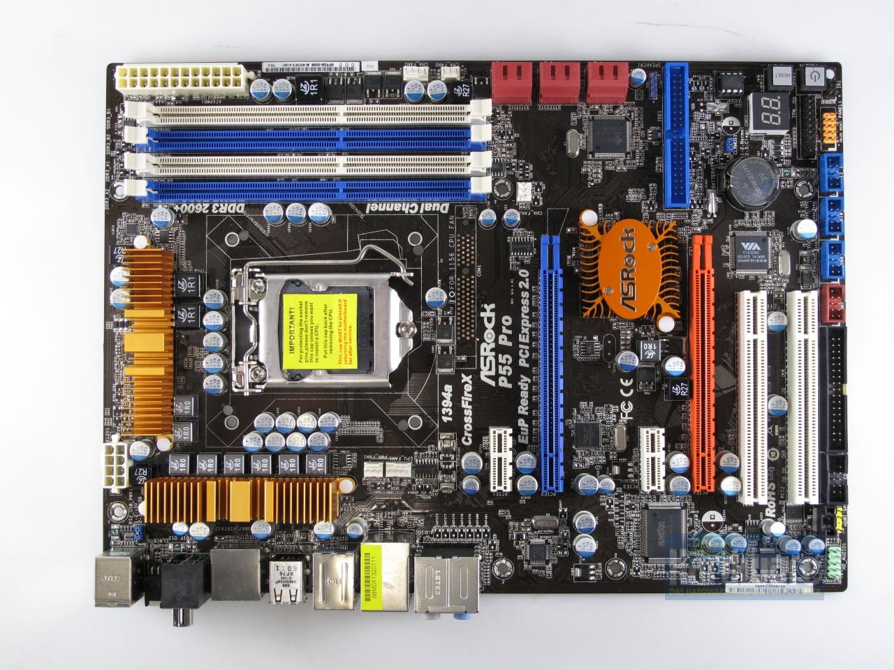 [20/05/2010] P55 - Asrock P55 Pro: günstig aber nicht hübsch