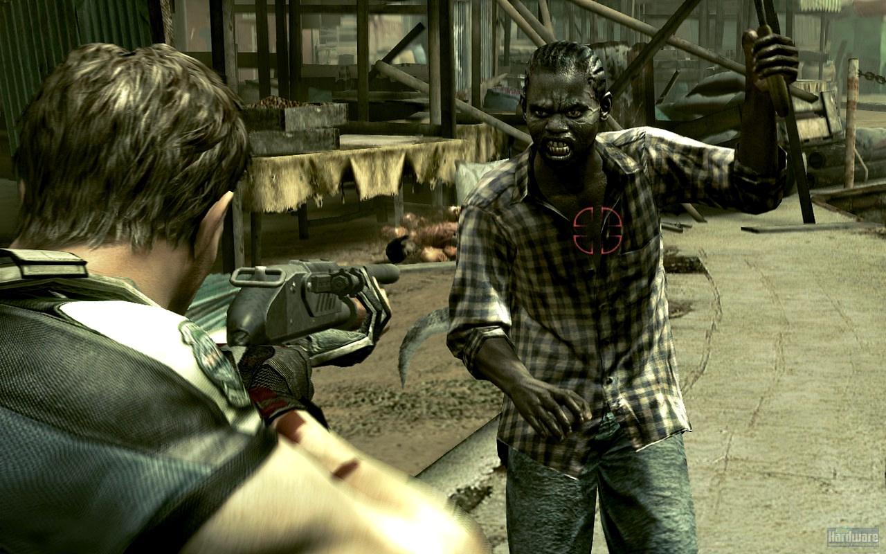 [14/05/2010] Resident Evil 5 basiert auf einer früheren Engine-Version als Lost Planet 2, bietet aber dank DirectX 10 deutlich höhere Fps als die DX9-Version und sieht klar besser aus als die Konsolen-Pendants