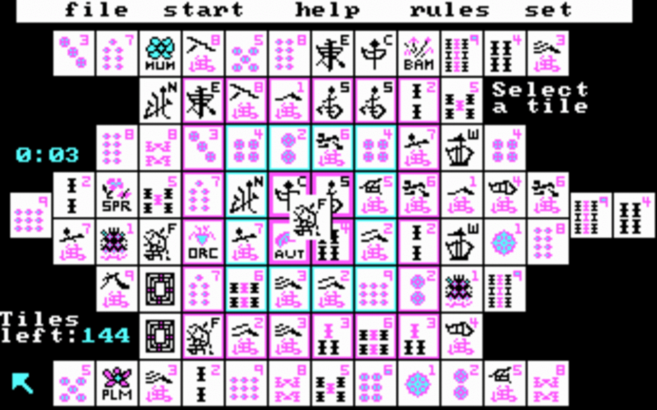 [26/05/2010] Shanghai (1986): PC-Spielern dürften die vielen Klone mit dem Namen Mahjong bekannt sein, aber Activision programmierte das Ur-Spiel, an dem sich alle orientierten.