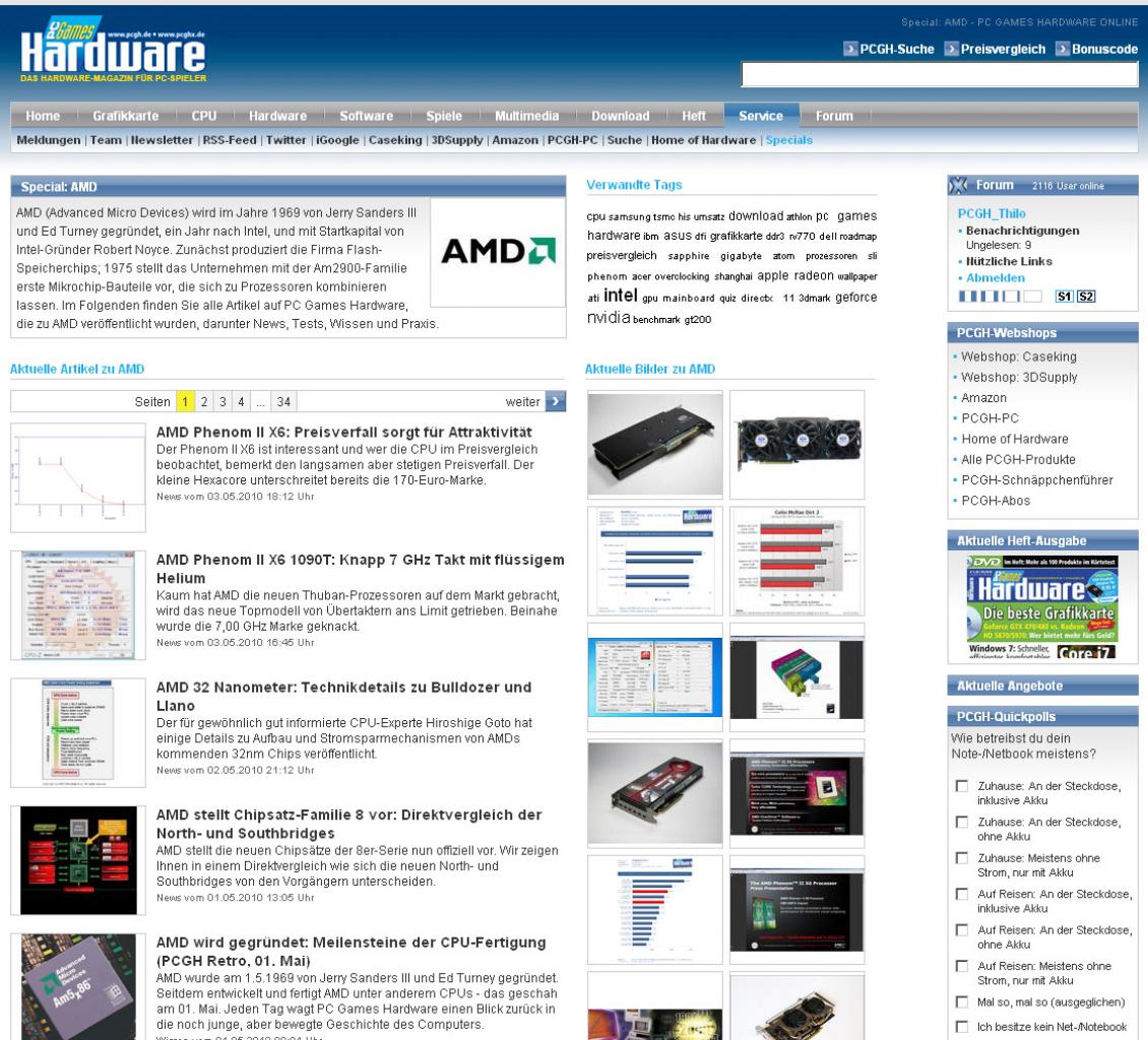 [03/05/2010] Themenseite für AMD