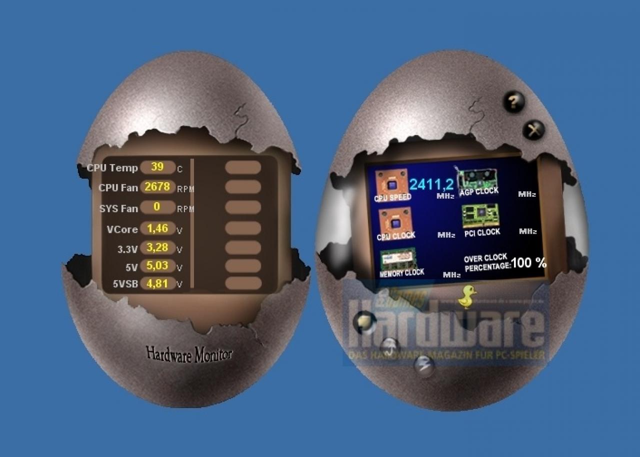 [20/05/2010] Tool - Biostar N4SLI-A9: Kein Mainboard aber kurios: ein altes Overclocking-Tool von Biostar inklusive OC-Ente.
